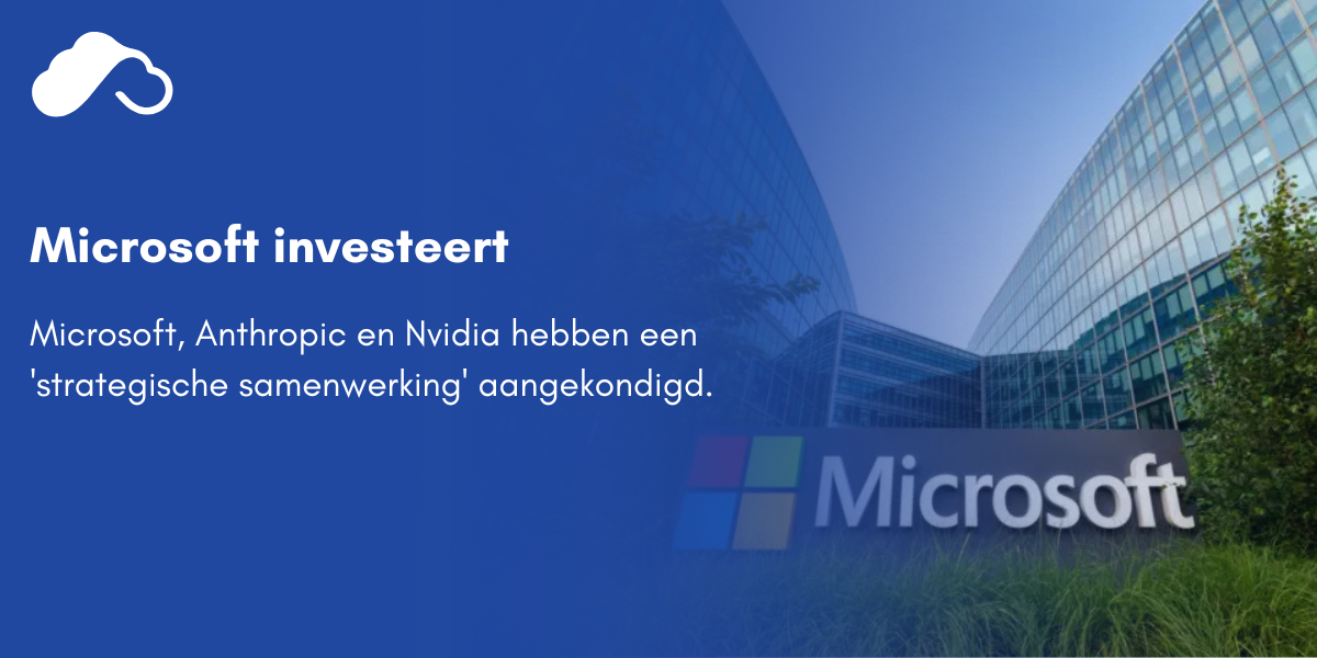 Strategische AI-driedeal tussen Microsoft, Anthropic en Nvidia Strategische AI-driedeal tussen Microsoft, Anthropic en Nvidia