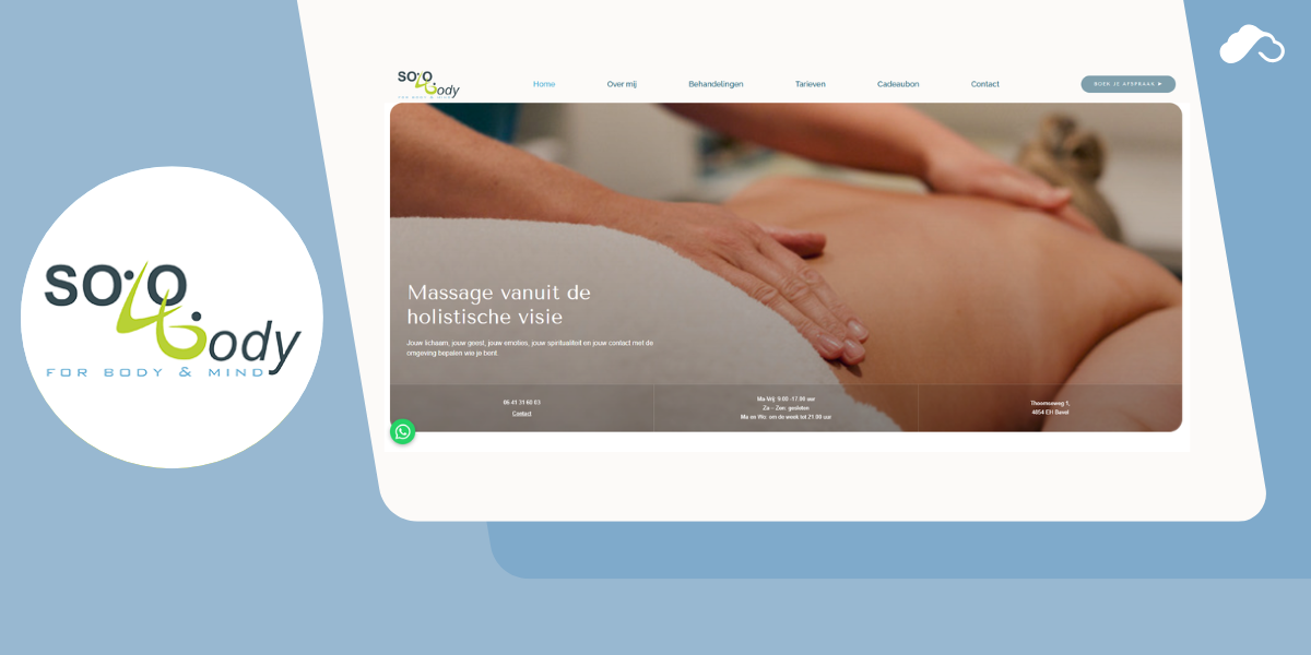 Vernieuwde website voor Solo4body Vernieuwde website voor Solo4body