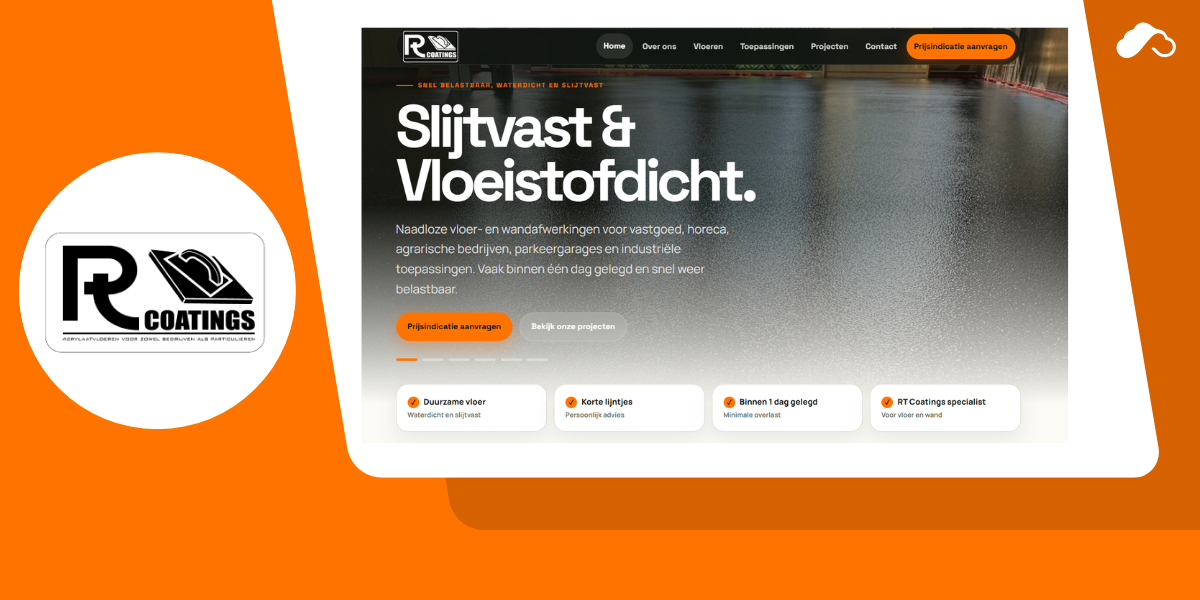 Een sterke online uitstraling voor RT Coatings