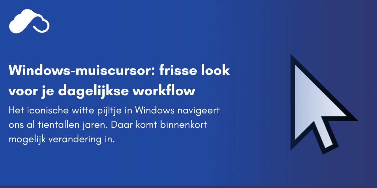 Een frisse look voor je dagelijkse workflow: krijgt de Windows-muiscursor een modern jasje?